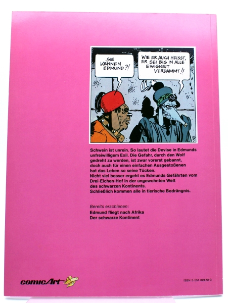 Edmund und das Schwein Comic Album Nr. 2: Der schwarze Kontinent von Carlsen